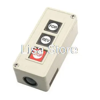 

AC 250V 3A For Rev Stop 3 Way Control Momentary Push Button Switch