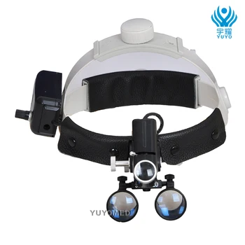 

Surgical Headlight Magnifier 3.5X Headband Loupe with LED Light