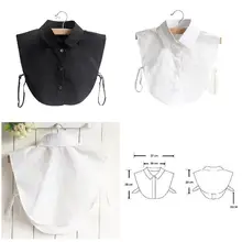 Модные кукольный воротник винтажные элегантные женские ложная половина рубашки Манишка KA-BEST