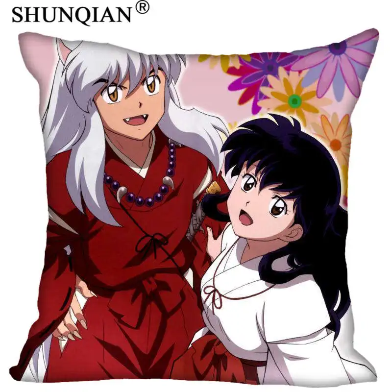 Новые Горячие Пользовательские Inuyasha квадратные Наволочки на молнии модные наволочки на заказ наволочки декоративные наволочки 40x40 см