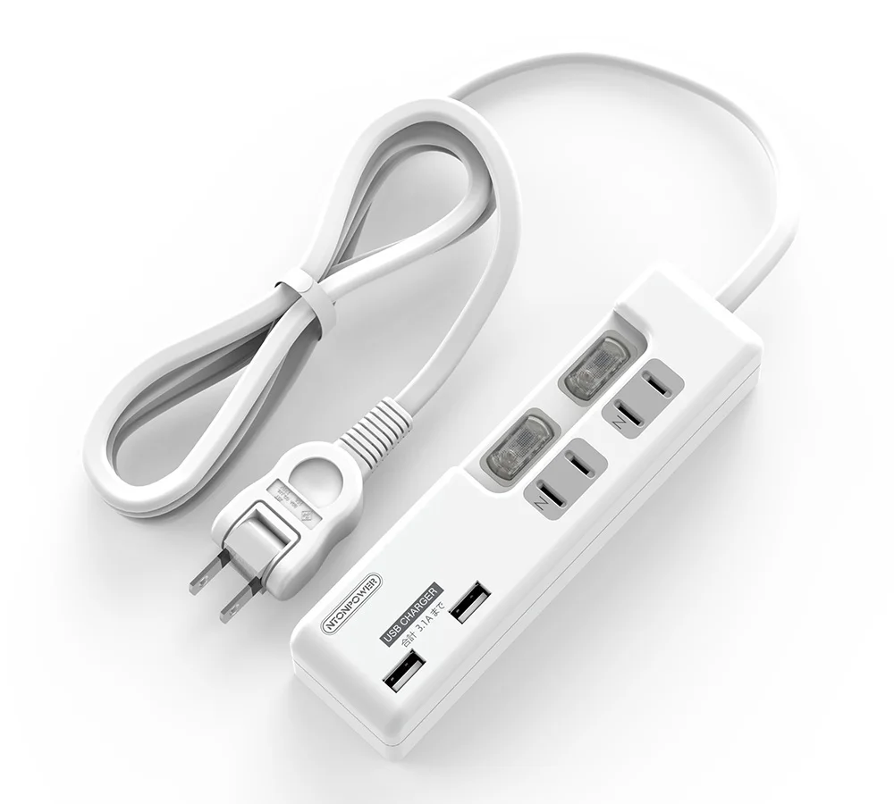 NTONPOWER JP Plug Power Strip with USB Charger  (22)