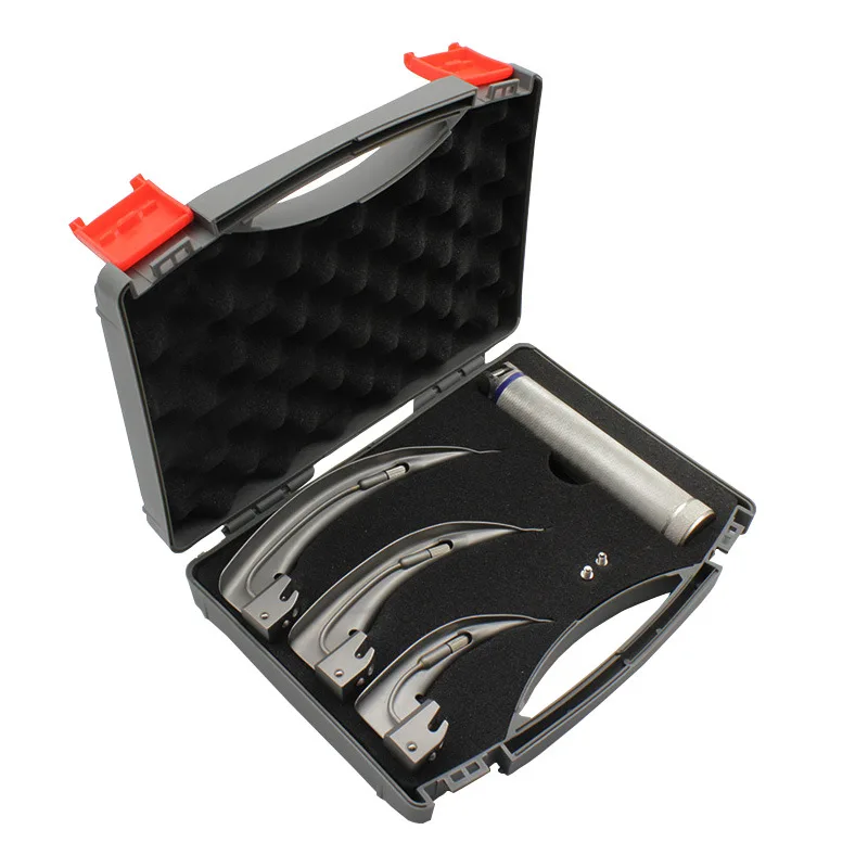 

Adult Anaesthetic professional Stainless Steel Laryngoscope VET laryngoscope fiber optic Detection Tool for laryngoscope medic