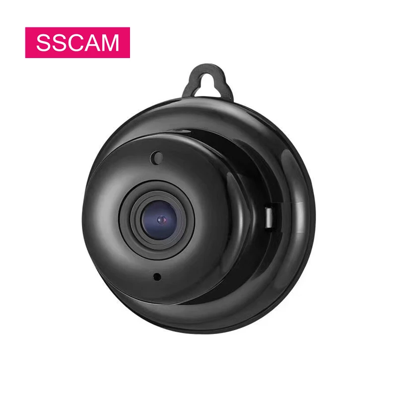 

HD 1MP Mini Wifi IP Camera Indoor Two Way Audio Home Security Video Surveillance Small Wireless Hanging CCTV Camera 10M IR