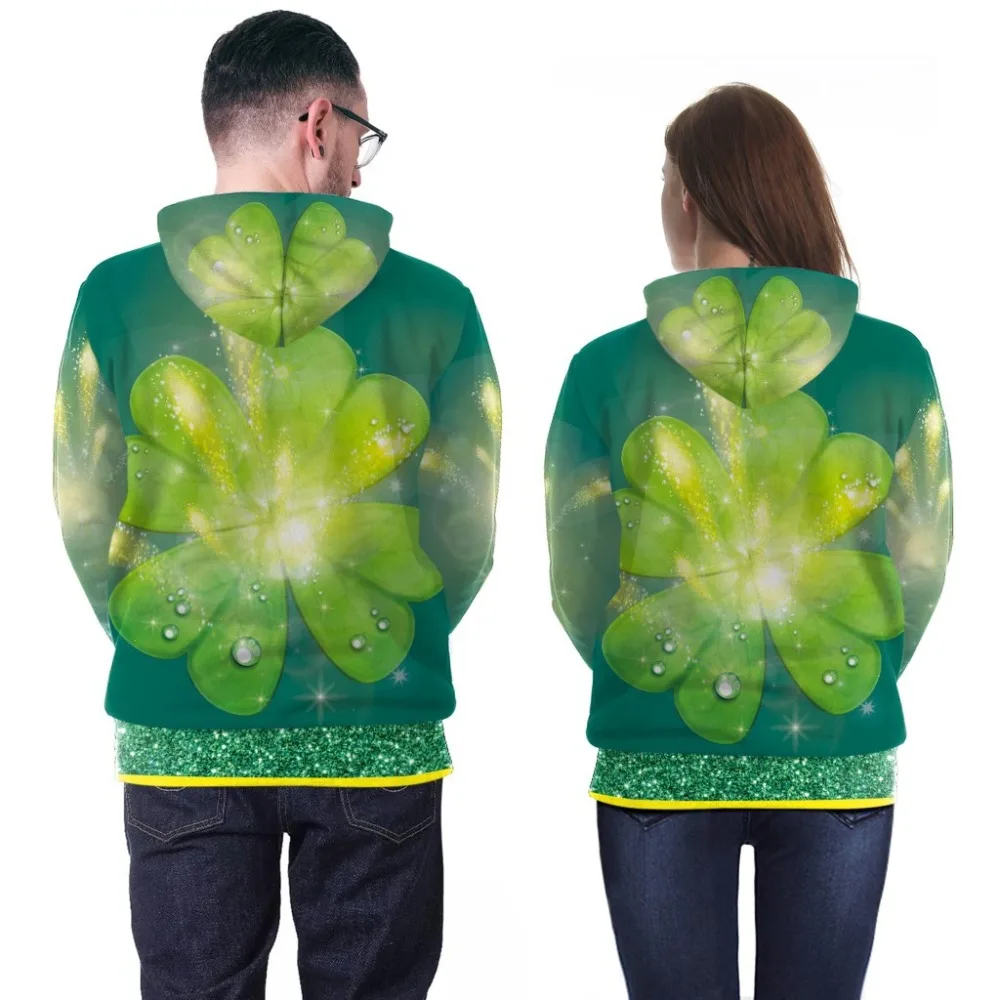 Character Marilyn Monroe 3D Print Shamrock Clover Jacket Spring Men/women Hiphop Streetwear Hoodies Sweatshirts Dinner Clothes
