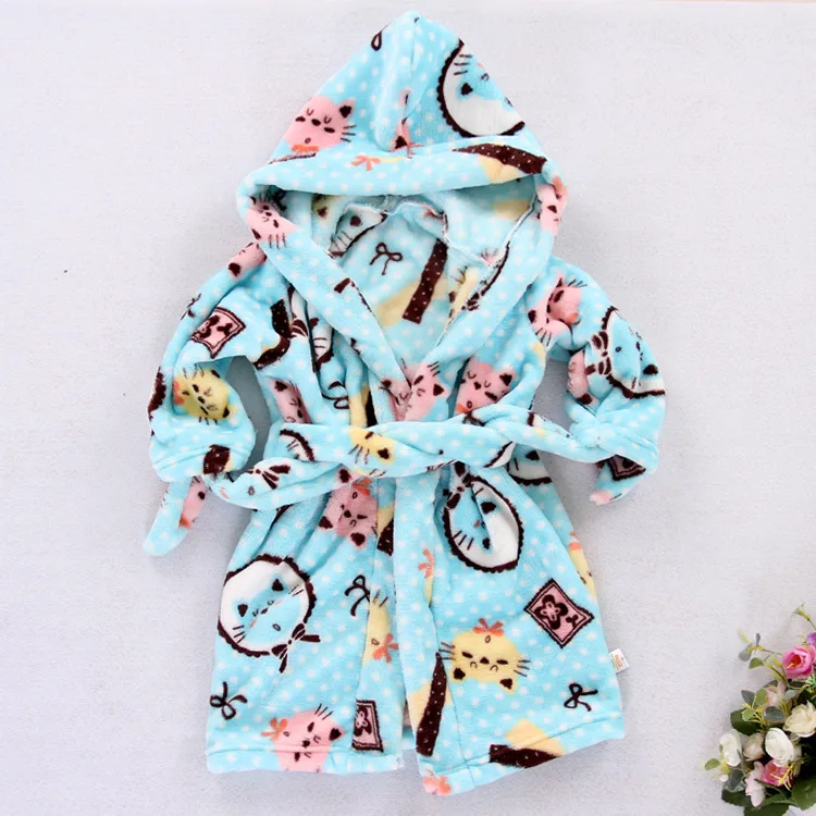 New 2014 kids bathrobes blue boys dressing gown animal boys robes on Alibaba Group