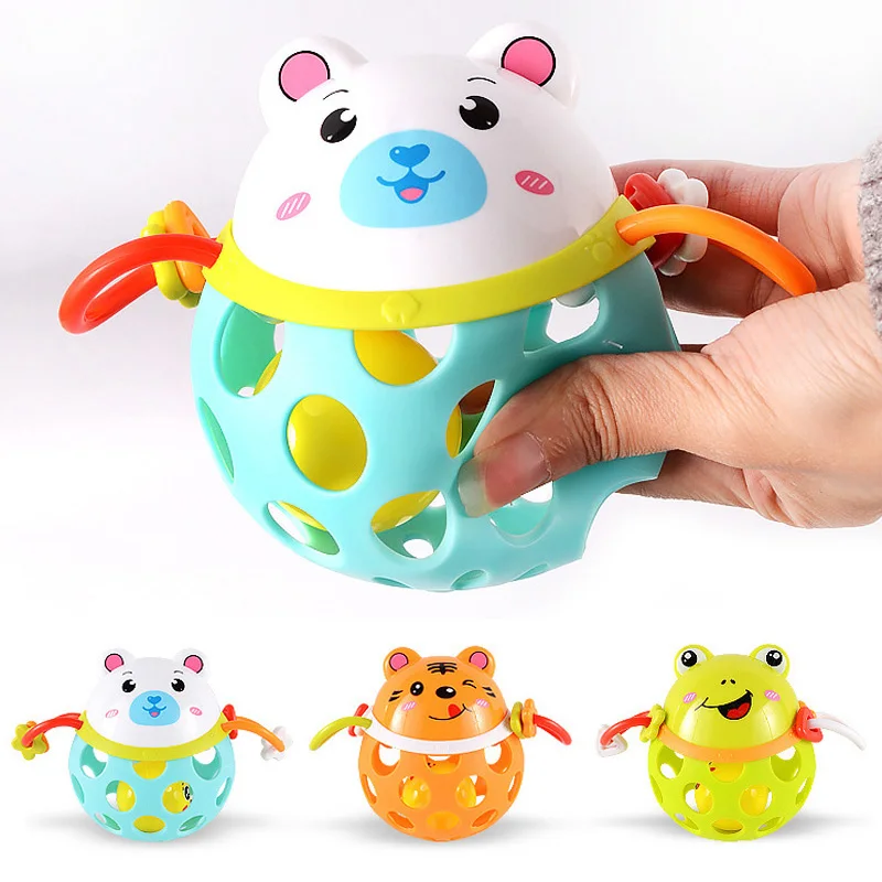 Lovely Animals Plastic Soft Toys For Kids Baby Rattle