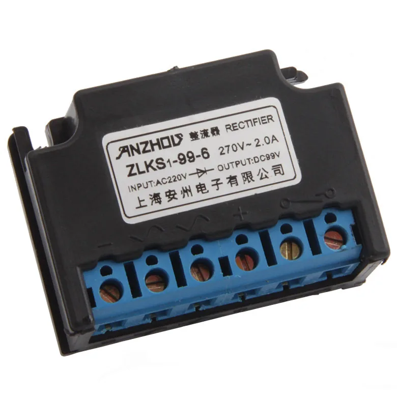 

Brake rectifier mould ZLKS1-99-6 rectifier 99V motor brake module ZLKS1-99-6