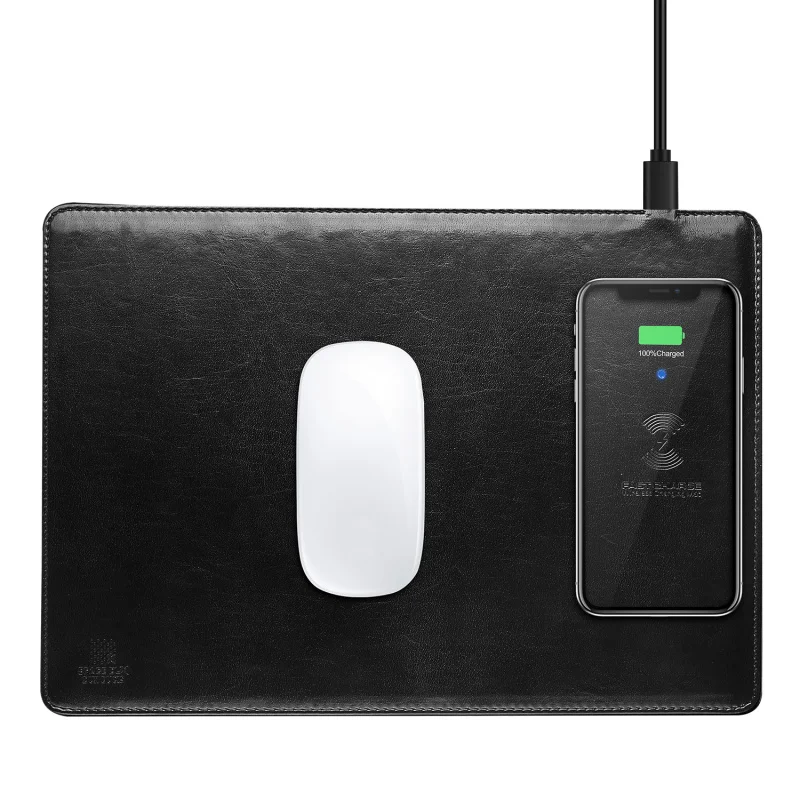 Aliexpress.com : Buy 10W USB PU Leather Mouse Pad Fast