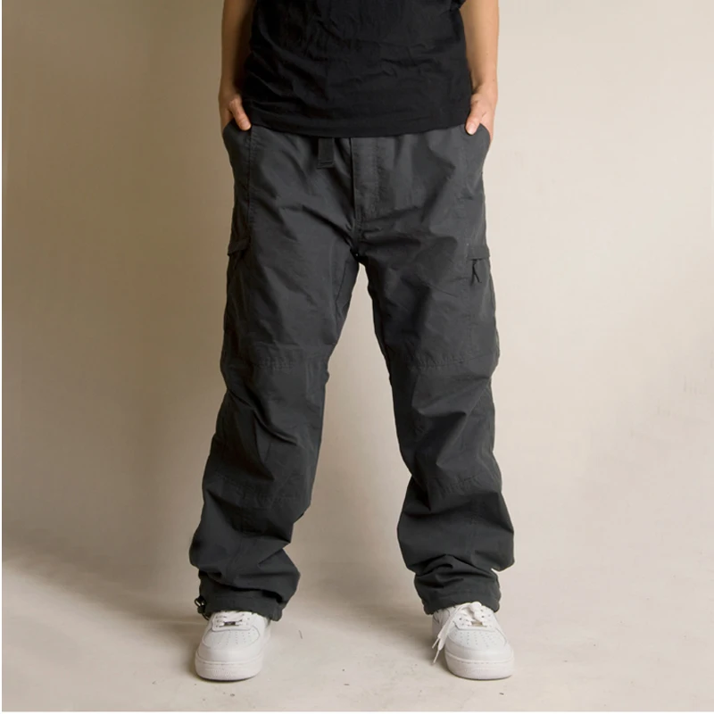  Autumn Winter Men's Warm Fleece Cargo Pants Cotton Casual Multi Pocket Military Overall Outdoor Lon
