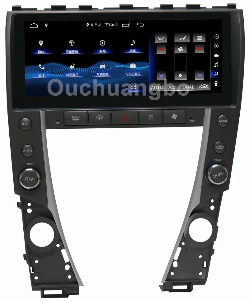 Ouchuangbo 8 дюймов Автомобильный Стерео gps радио для Lexus ES ES240 ES350 2006 2012 поддержка 4 ядра