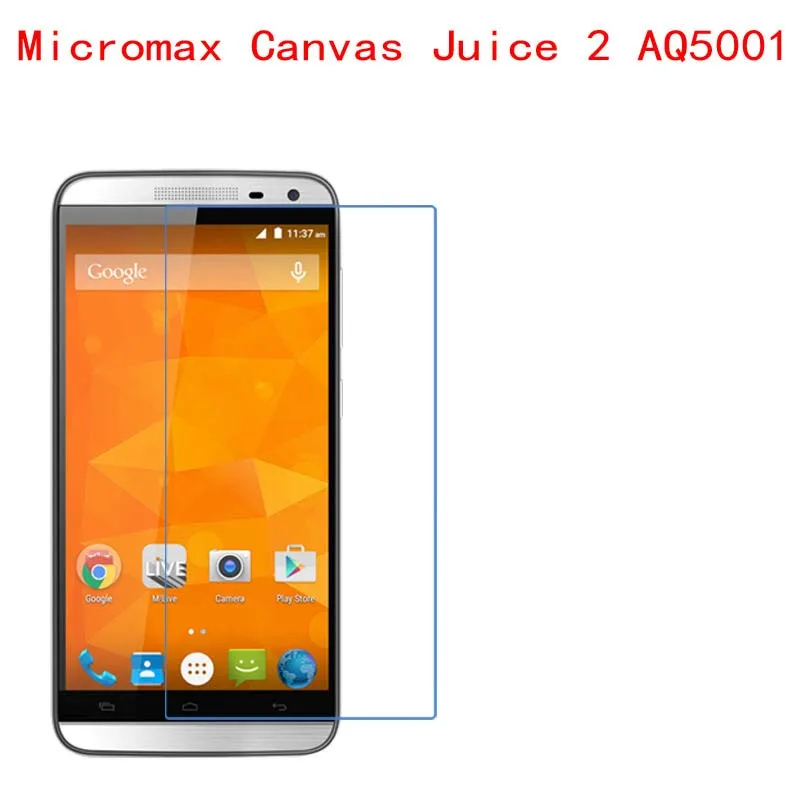 

For Micromax Canvas Juice 2 AQ5001 Resist the impact fall scratch, nano 9H explosion-proof screen protective film