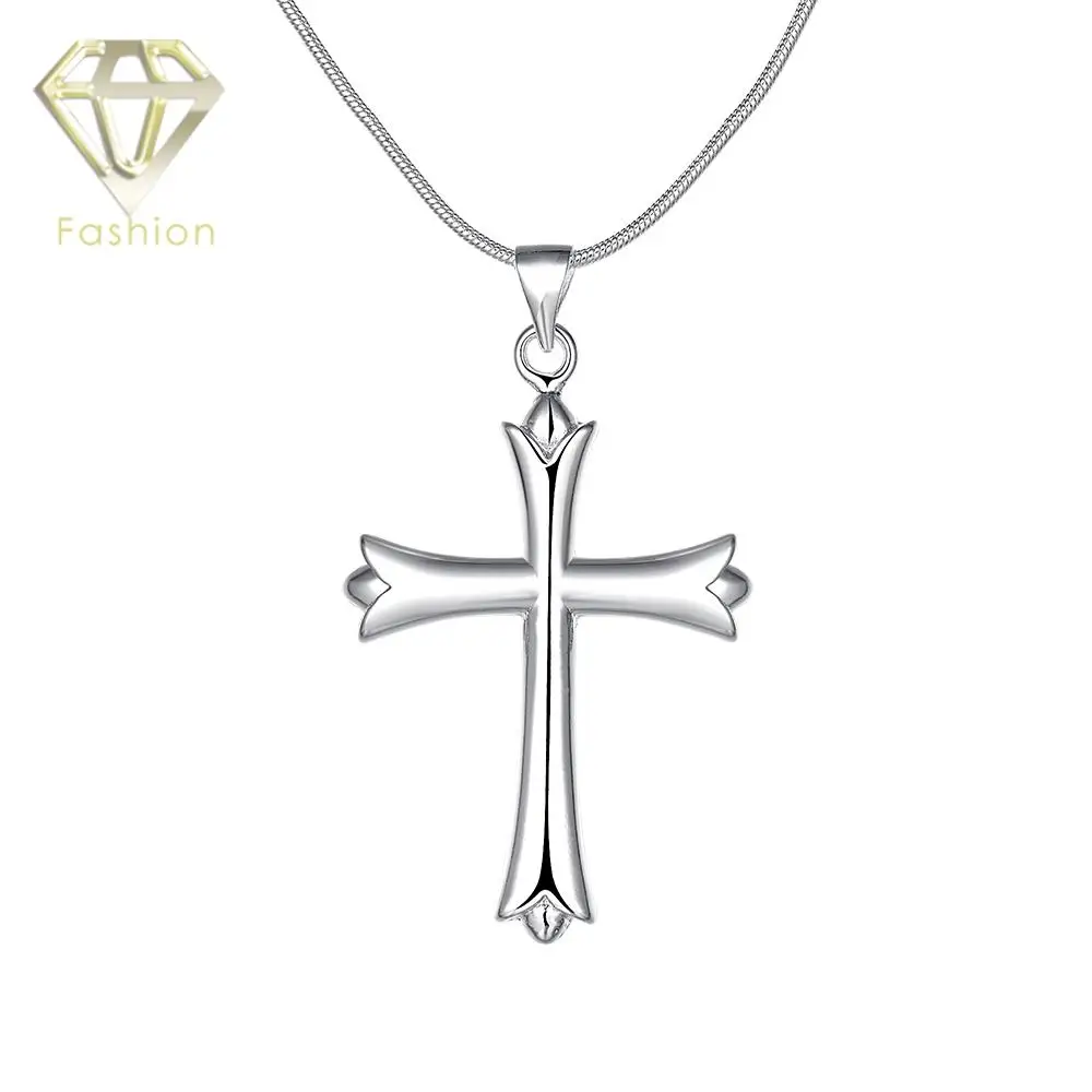 Sideways Cross Necklace Meaning 2017 Simple Health Care Silver Plated