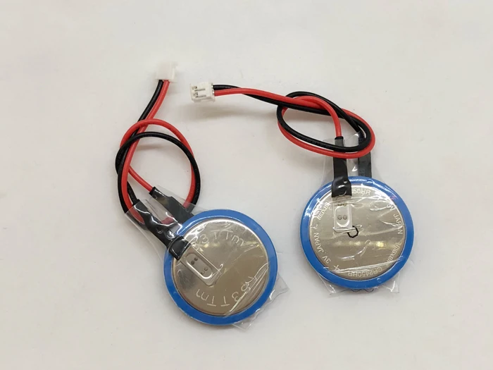 

2PCS/LOT Original MAXELL high-temperature lithium manganese dioxide battery CR2450HR 3v lithium battery with plug CR2450 2450
