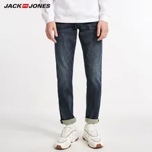 Jack Jones, новинка, Брендовые мужские джинсы, хлопок, одноцветные, прямые, повседневные джинсы, брюки, джинсовые штаны для мужчин | 218432520