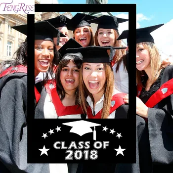 

FENGRISE Graduation Party Decoration 2018 Photo Booth Props Graduation Props Class of 2018 Photo Frame Graduated Party Supplies