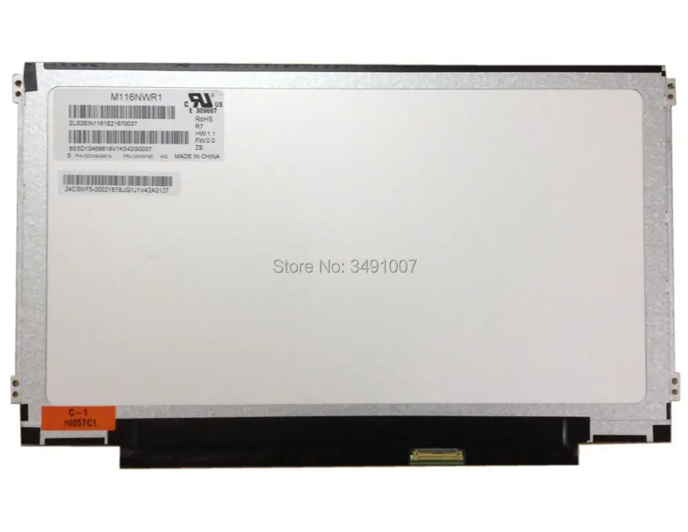 

M16NWR1 R7 LCD LED Screen fit 11.6" N116BGE-EA2 E321 eDP 30pin slim LED NEW