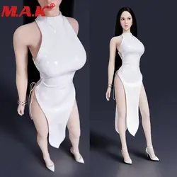 1/6 весы пикантные женские платье Cheongsam юбка кожаный комплект для 12 "TBLeague девушка большой бюст бесшовные средства ухода за кожей