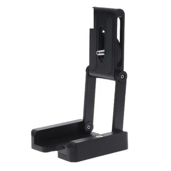 

Phones Camera Z Flex Tilt Tripod Head Plastic Folding Z Tilt Head Quick Release Plate Stand Mount Spirit Level