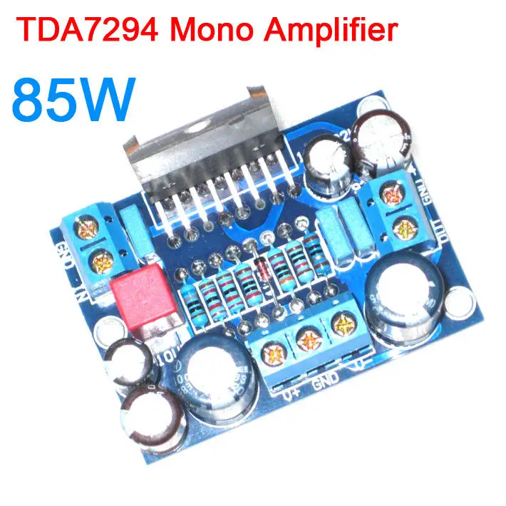 

TDA7294 mono POWER Amplifier Board 85W Audio BTL Amp Assembled Board Original IC TDA 7294