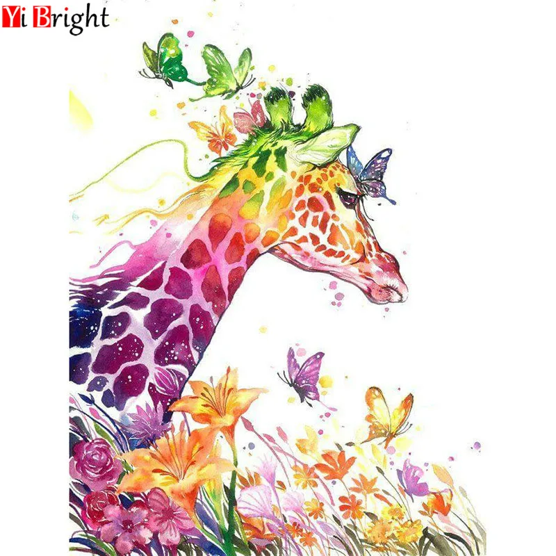 

New Cross Stitch unfinished mosaic home decoration Crafts full Round diamond DIY diamond embroidery deer 5D Diamond painting XY1