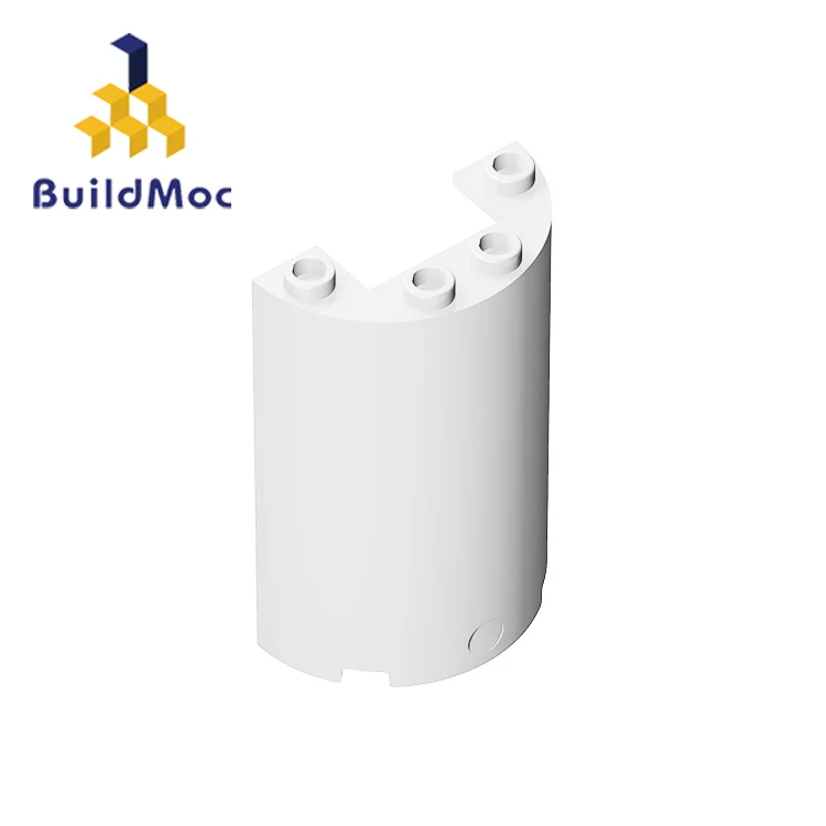 

BuildMOC 85941-35312 Cylinder Half 2 x 4 x 5 with 1 x 2 Cutout For Building Blocks Parts DIY LOGO Educational Creative gift Toys