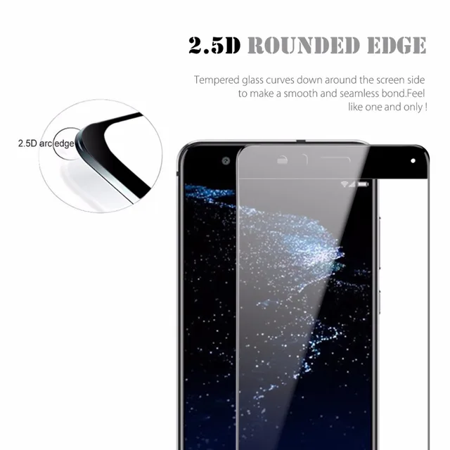 3D Full Cover Screen Protector Tempered Glass For Huawei P10 P9 Nova Plus Ascend P10 Lite Mate 9 Honor 8 6X Cell Phone Film Case