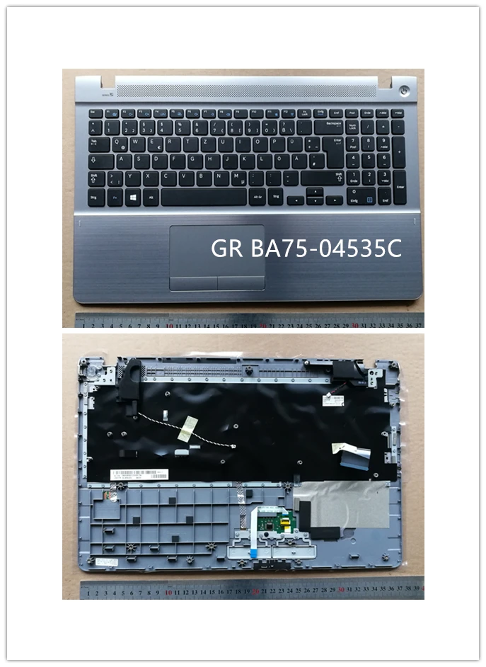 

Canada/UK/Italy/HB/Portugal/Germany new laptop keyboard with touchpad palmrest for Samsung 450R5V 370R5E 450R5E 510R5E 470R5E