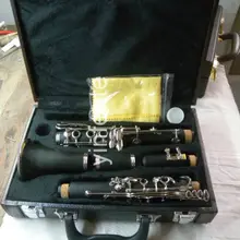 Профессиональный кларнет Ebonite никелированный ключ Bb ключ 17 ключ