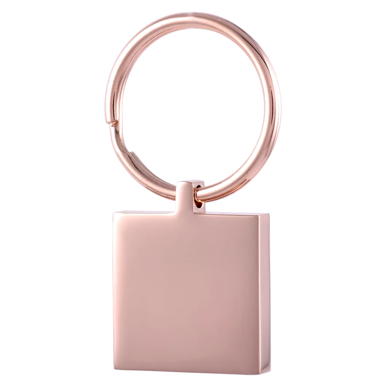 

IJK0037 Three Color Stainless Steel Keychains for Men,Wholesale High Quality Blank Keyring Free Engrave Letter,Name,Logo