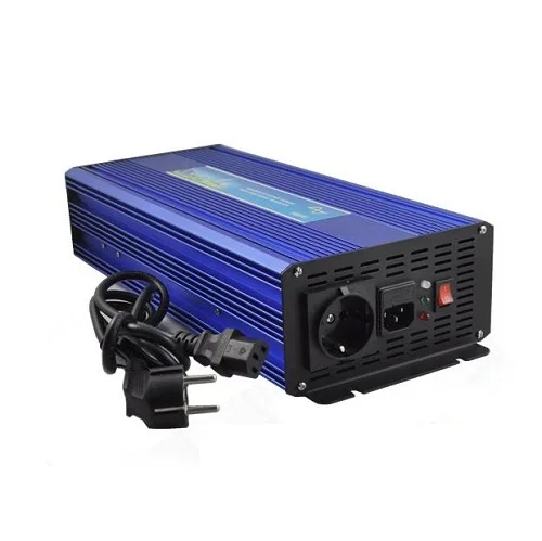 

pure sine wave UPS inverter 1000W DC12V/24V input to AC120V/220VAC output with 10A battery charger