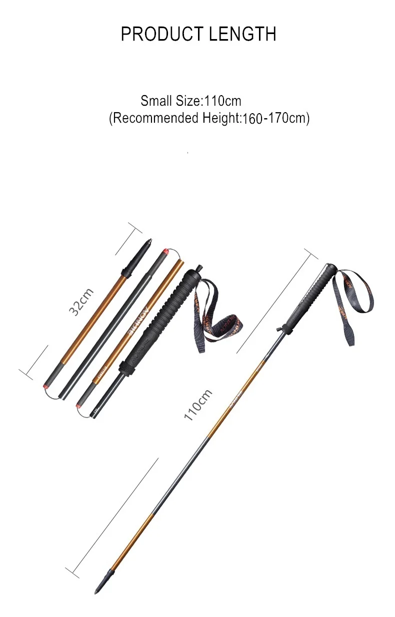 Aonijie E4102 M-pólo Dobrável Ultraleve Quick Lock Pólos Trekking Caminhadas Pólo Corrida Correndo Bengala Carbono Fibra 2 Pçs - Set 15 Ultraleve Quick Lock Pólos Trekking Caminhadas Pólo