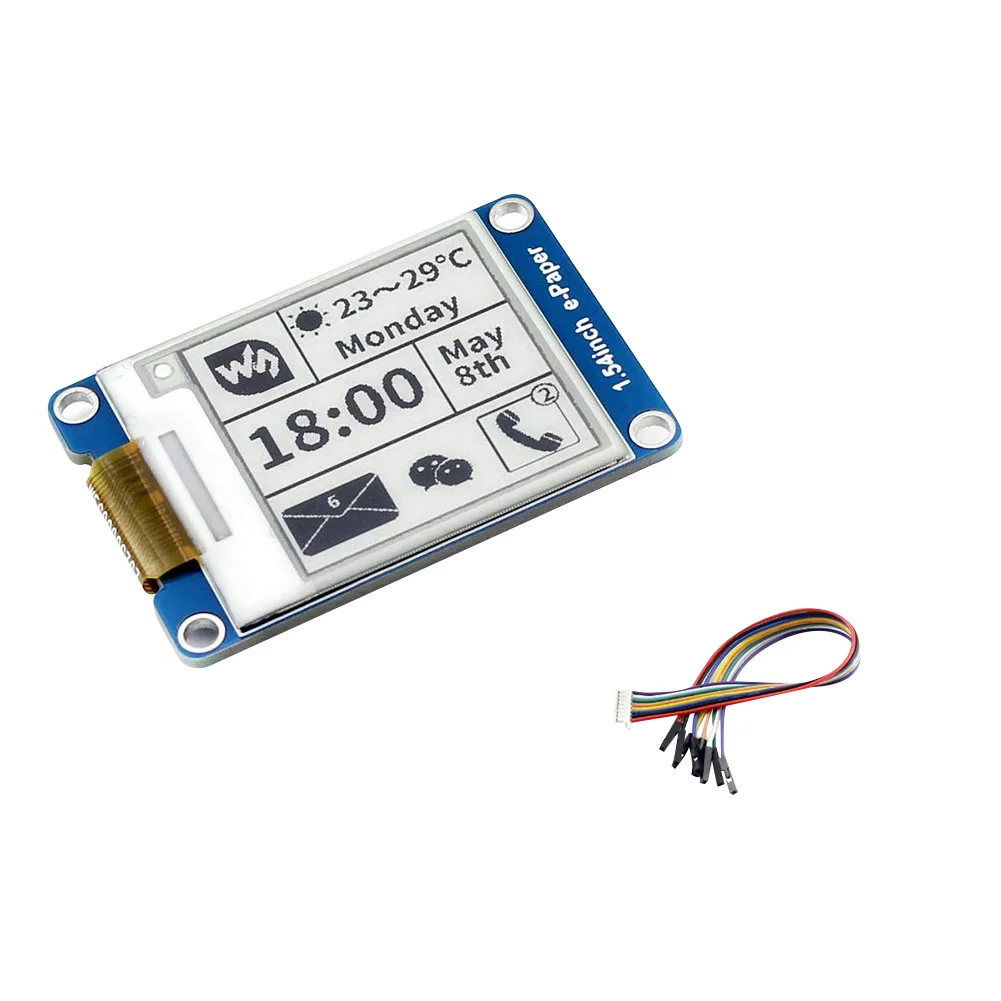 

Accessories E Ink Practical 1.54inch DIY SPI Support Part Two Color Display Module Screen Professional E Paper For Raspberry Pi