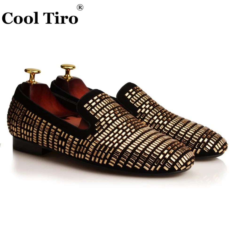 Gold Crystal Slippers shoes (1)