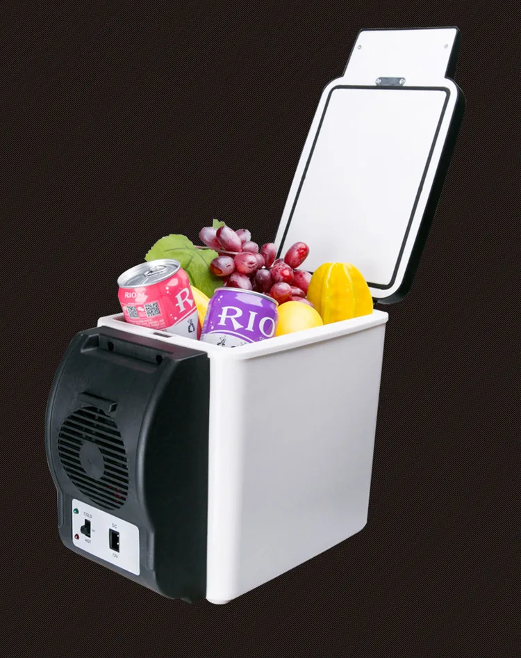 Portable Cooler Mini Fridge DC12V AC220V 8L Car Refrigerator Student Dormitory Cooling Box Touch Freezer Silent Car Fridge (7)
