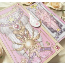 Япония Аниме Cardcaptor Сакура 52 шт. Клоу карты+ книга набор+ ничего карты Cardcaptor Косплэй аксессуары реквизит подарок