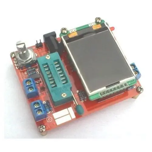 

diy Mega328 Transistor Tester LCR Capacitance ESR meter PWM DIY TFT LCD Generator