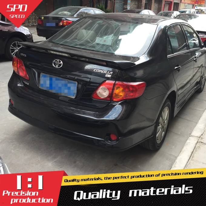 

For Toyota Corolla Spoiler ABS Material Car Rear Wing Primer Color Rear Spoiler For Toyota Corolla Spoiler 2006-2013