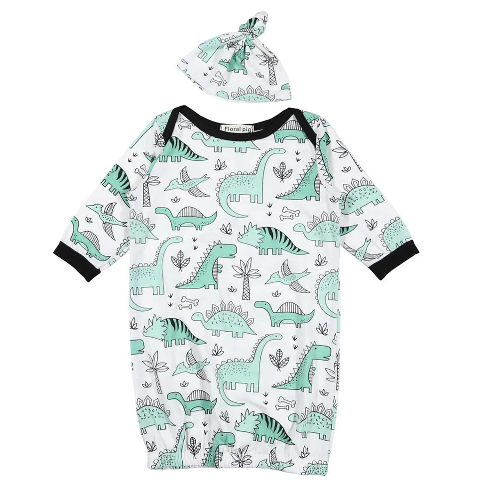 Детская Пижама TELOTUNY пижама для новорожденных с шапочкой a801 11|baby robe|newborn baby pijamanewborn