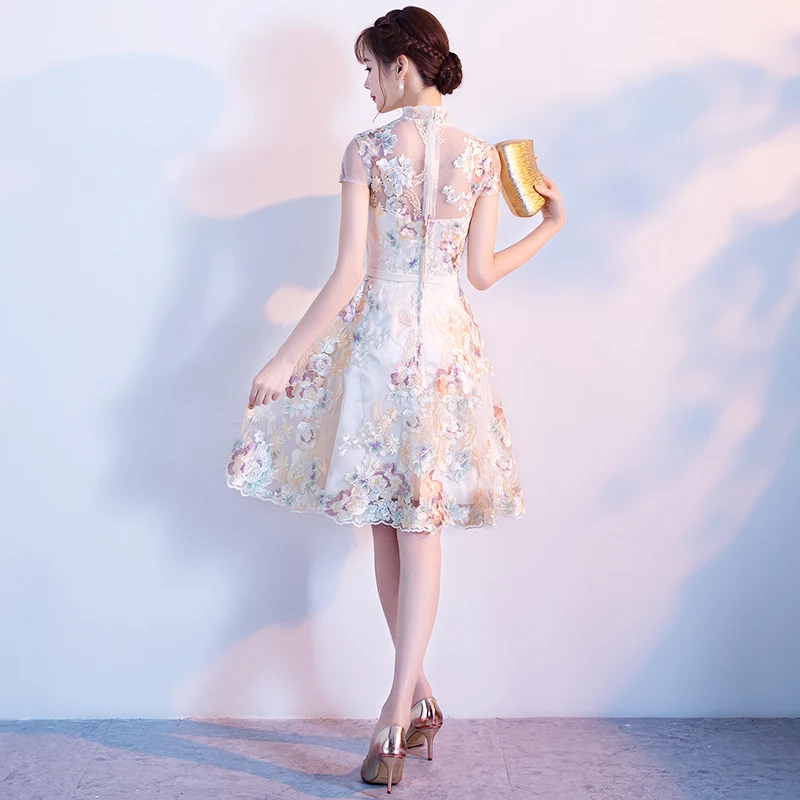 Robe de soiree, Новое поступление, летнее кружевное вечернее платье трапециевидной формы с аппликацией, vestido de festa, элегантные платья для выпускного вечера, вечерние платья