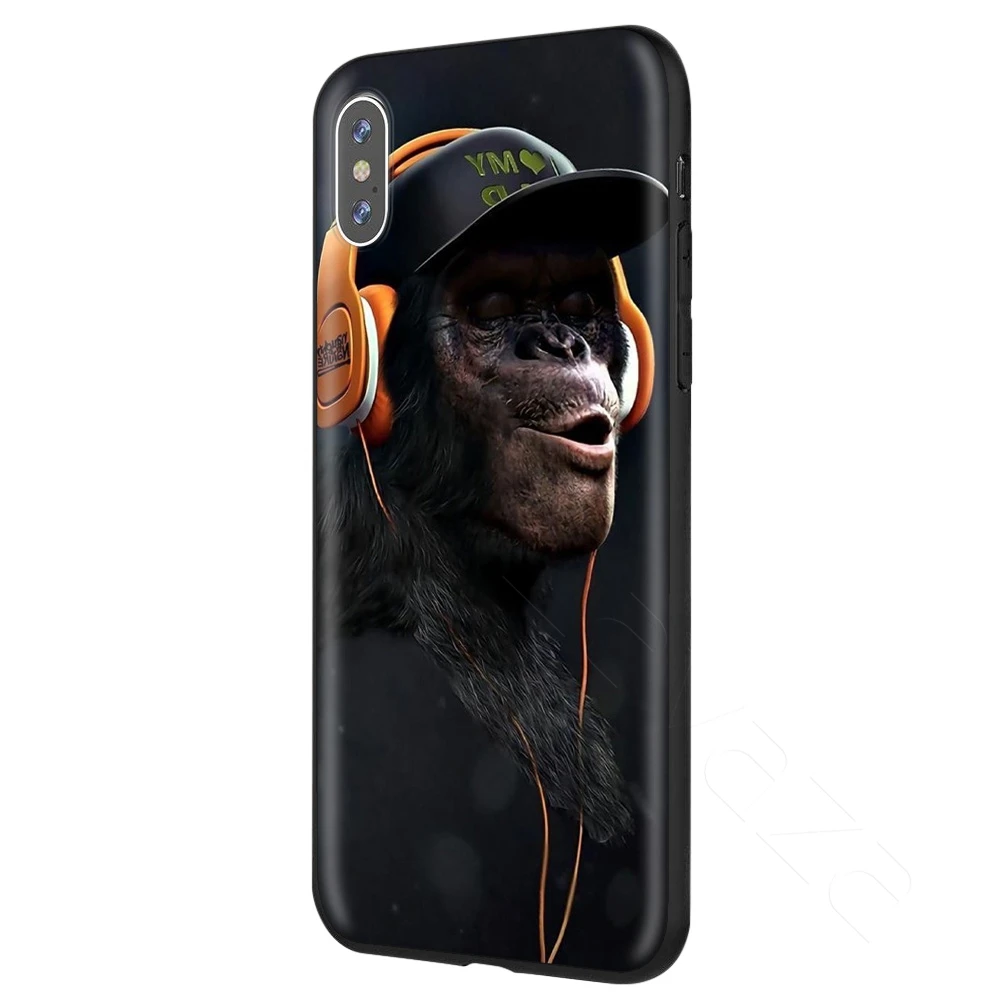 Чехол Lavaza Swag Гангстер обезьяна череп бандана для iPhone 11 Pro XS Max XR X 8 7 6 6S Plus 5 5S se - Цвет: 5