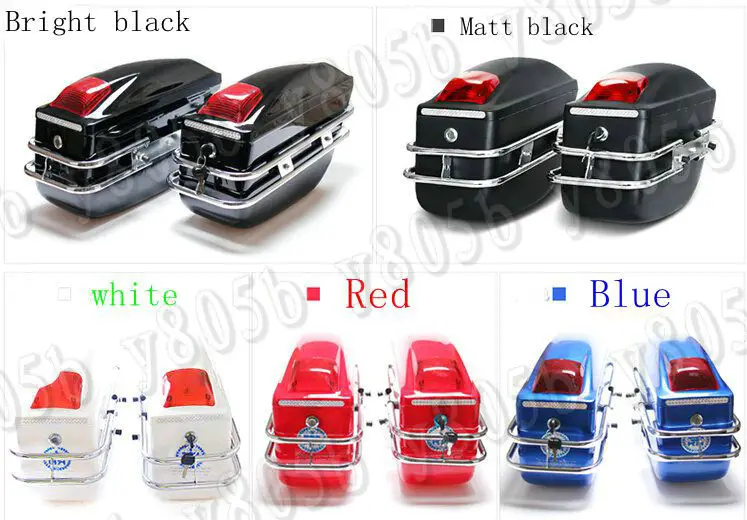 

Hard Saddle bag Trunk Bag Luggage Tail Light Rail Bracket For Honda Shadow Spirit Sabre Aero ACE Steed VLX 400 600 1100 DLX VTX