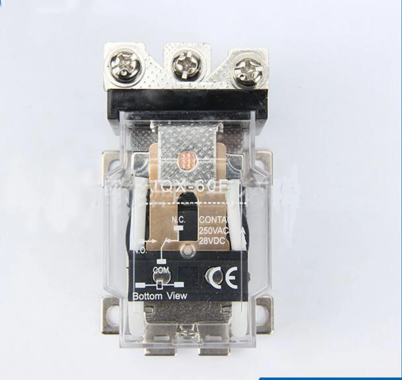 

JQX-60F SPDT 1Z High Power Relay 220V AC