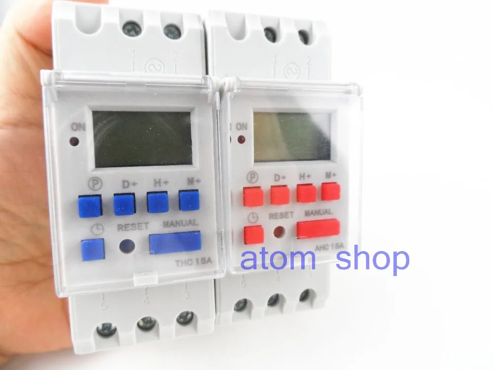 

50pcs thc15a Din rail timer relay time switches weekly programmble electronic TIME SWITCH bell ring device