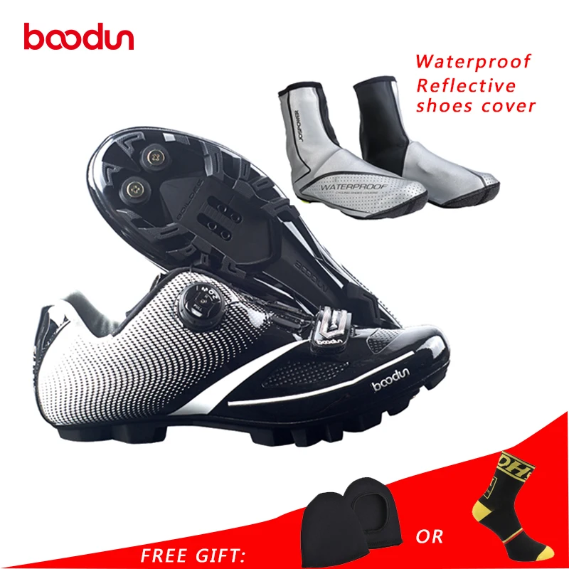 

Boodun Breathable Professional Self-Locking Cycling Shoes Bicycle Bike Shoes Non-Slip MTB Bike Racing Shoes Sapatos de ciclismo