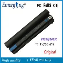 6cells 11.1V 65Wh Original New Laptop Battery for Dell Latitude E6120 E6220 E6230 E6320 E6330 E6430S RFJMW 11HYV 3W2YX 5X317