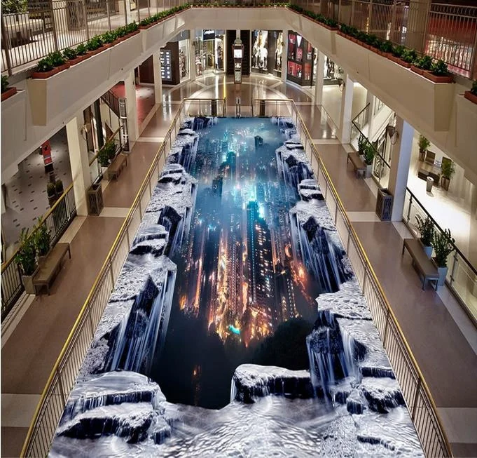 3D на заказ настенная наклейка мечта вода город пол живопись фото обои для стен 3d