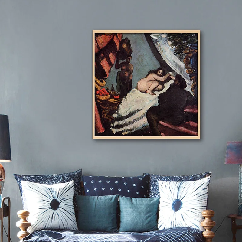 

diy painting by numbers Paul Cezanne A-Modern-Oiympia impressionism dencorative paint adult hand drawing