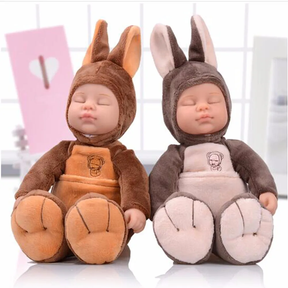 

BIEBER 20cm Soft Body Silicone Baby Doll Toy For Girls Vinyl Newborn Girl Babies Dolls Kids Child Gift Girl Brinquedos