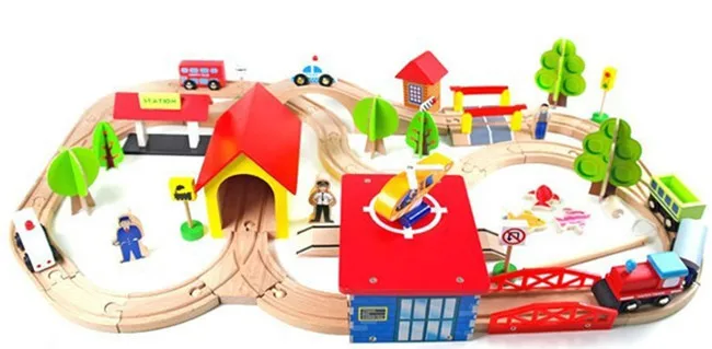 Новые деревянные детские игрушки забавные железные игрушки|toy railway|b toystoys kids |