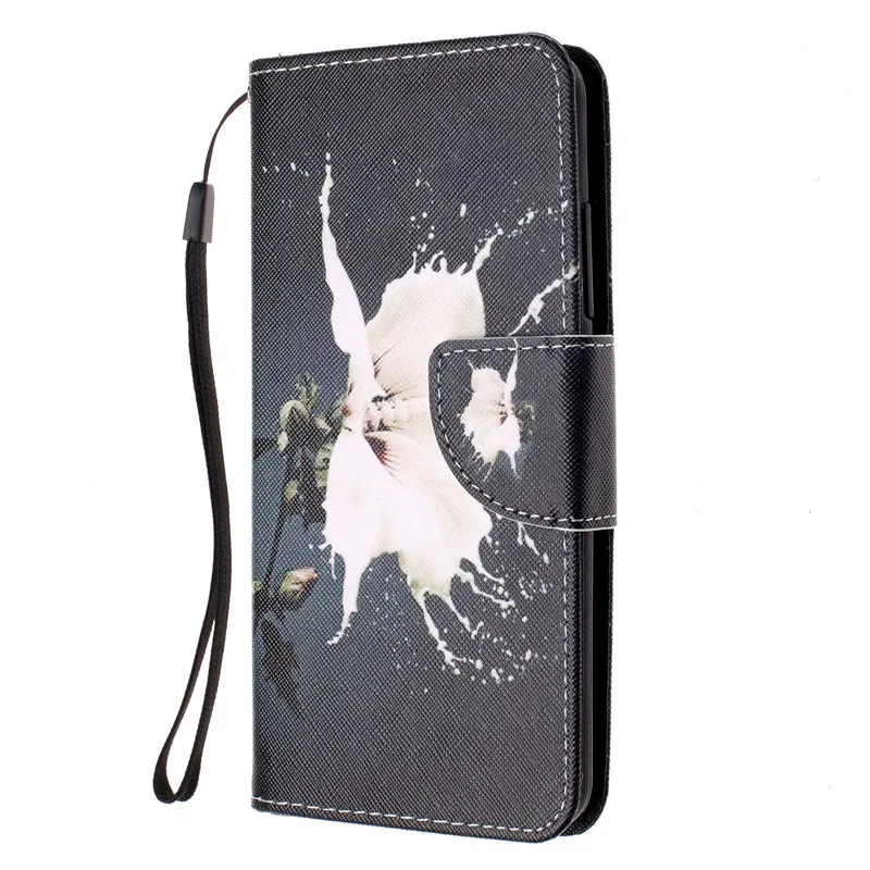 y6 Leather Case on sFor Huawei Y6 Cover for Huawei Y 6 Y6 Prime MRD-LX1 Case Unicorn Flip Wallet Phone Cases Capa - Цвет: B